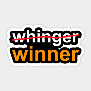 I am a winner Sticker